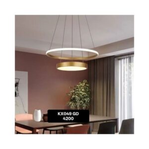Modern Double Ring LED Pendant Light