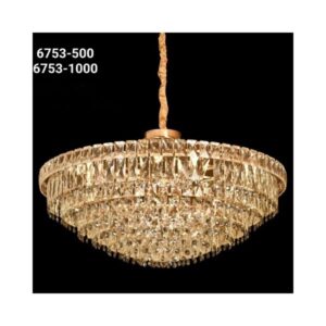 Modern Gold Crystal Chandelier