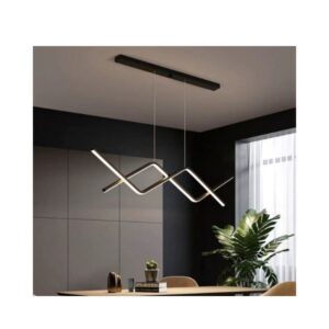 Modern LED Wave Line Chandelier