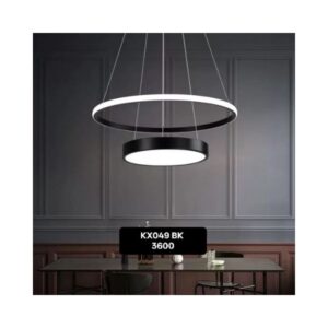 Dual Ring Modern LED Pendant Light